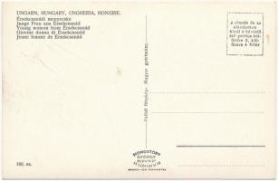 Érsekcsanádi menyecske, magyar folklór / Hungarian folklore, young woman from Érsekcsanád