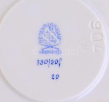 Herendi Apponyi mintás tálka. Kézzel festett, jelzett, hibátlan, d: 14,5 cm