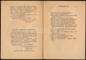 De Sgardelli Caesar: Párbaj Zsebkódexe különös tekintettel a lovagias ügyek elintézésénél figyelembe...
