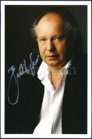 Balázs Fecó (1951-) énekes aláírása az őt ábrázoló fotón