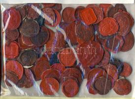 100 db címeres viaszpecsét