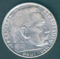 Német 3. Birodalom 1939A 2M Ag "Hindenburg" T:2 kis ph