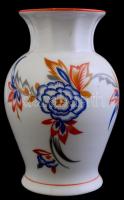 Zsolnay porcelán váza, matricás, jelzett, kopásnyomokkal, m: 14,5 cm
