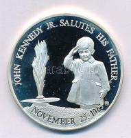 Bognár György (1944-) DN "Az Egyesült Államok 35. elnöke / John Kennedy Jr. tiszteleg apja előt...
