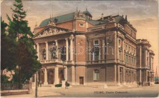 Fiume, Rijeka; Teatro Comunale / theatre / színház