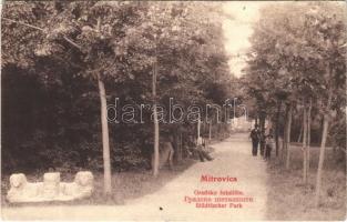 1908 Szávaszentdemeter, Mitrovice, Mitrovitz an der Save, Sremska Mitrovica; Gradski setaliste / park (EK)