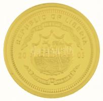 Libéria 2003. 25$ Au "A világ legkisebb aranyérméi / Euroövezet - Németország" számozott t...