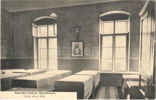1915 Keszthely, Ranolder intézet, belső, Jézus Szíve háló. Mérei (EK)
