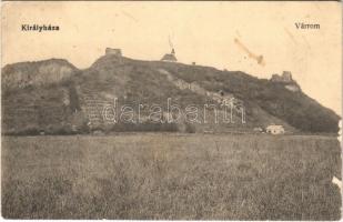 1916 Királyháza, Korolevo, Královo nad Tisou; várrom / castle ruins (fa)