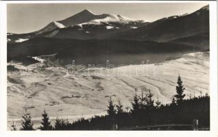 Felsővisó, Viseu de Sus; Horthy Miklós csúcs télen / mountain peak in winter