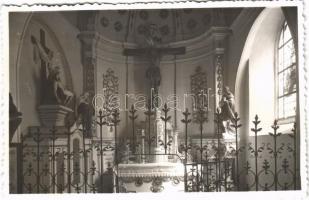 Kolozsvár, Cluj; Ferencrendiek Kornis Kereszt. CVI. Sz., templom belső / church interior