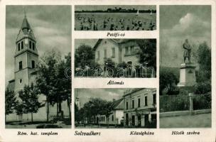 Soltvadkert vasútállomással