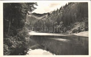 1943 Kőrösmező, Yasinia, Yasinya, Jassinja, Jasina (Máramaros); Hoverlai tengerszem / dam, lake (EK)