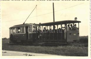 Palicsfürdő, Palic; villamos / tram. photo