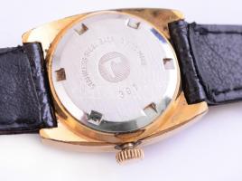 Női Roamer mechanikus karóra, bőr szíjjal, működik, d: 2,5 cm