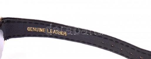 Női Roamer mechanikus karóra, bőr szíjjal, működik, d: 2,5 cm