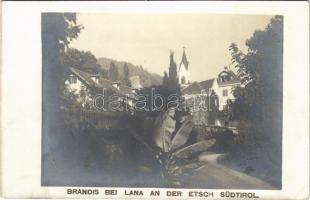 1909 Lana (Südtirol), Brandis bei Lana an der Etsch / church. Photographie u. Verlag A. Stockhammer photo (EK)