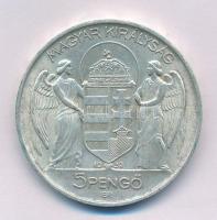 1939. 5P "Horthy balra" Ag T:1- 
Adamo P8.2