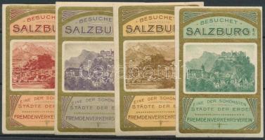 Salzburgi közlekedési vállalat 4 db levélzáró