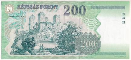 1998. 200Ft "FF 8876690" T:II
Hungary 1998. 200 Forint "FF 8876690" C:XF