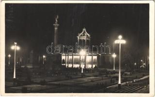 1938 Budapest XXXIV. Nemzetközi Eucharisztikus Kongresszus. A főoltár Dr. Lechner Jenő műépítész alkotása / 34th International Eucharistic Congress / XXXIV Congress Eucharistic Internat (fl)