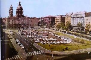 Dr. Szabó Dezső (szerk.): Budapest közlekedése. Bp., 1967. Kiadói egészvászon kötés, sérült papír vé...