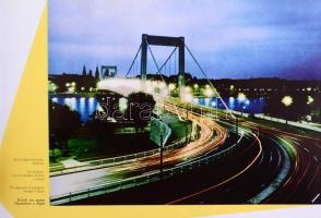 Dr. Szabó Dezső (szerk.): Budapest közlekedése. Bp., 1967. Kiadói egészvászon kötés, sérült papír vé...