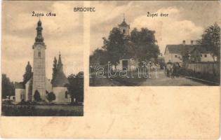 Brdovec, Zupna crkva, dvor / templom, utca / church, street