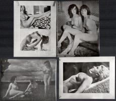 10 db retró erotikus fotó, 12×9 cm