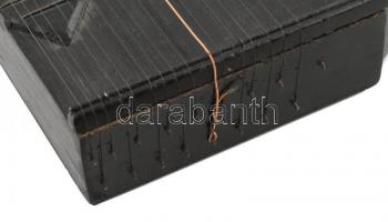 Régi fa citera, felhúrozva. 74 cm