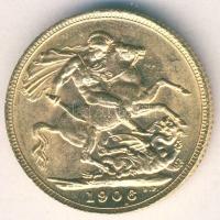 Nagy-Britannia 1906. Sovereign Au 7,9881g VII.Edward T:2