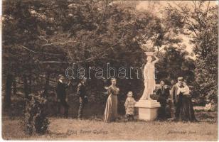 1917 Bégaszentgyörgy, Zitiste, Sveti-Jurat, Begej Sveti Durad; park, szobor / park, statue