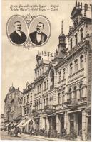 1912 Eszék, Osijek, Esseg; Garai Testvérek királyi szállója / Brüder Garais Hotel Royal / Svatiste (EK)