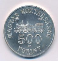 1991. 500Ft Ag "Széchenyi István" T:BU patina Adamo EM122