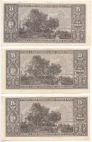 1946. 1.000.000BP (3x) T:I-,II hajtatlanok, foltos Adamo P37