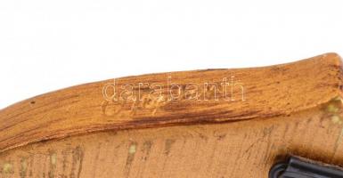 Oliver Tonton art nouveau stílusú gyertyatartó pár. Műgyanta. 20 cm