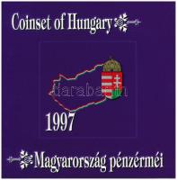 1997. 50f-200Ft (10xklf) forgalmi sor, benne 200Ft Ag Deák, karton díszcsomagolásban T:BU Adamo FO30