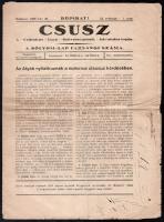 1928 Csusz. szerk: Schirilla György. IX. évf. 1. szám. A numerus claususról szóló cikkel.