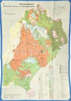 1976 A Tokaji-hegység földtani térképe, Magyar Állami Földtani Intézet, 114×80 cm