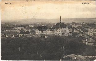 1910 Déva, látkép / general view (fl)