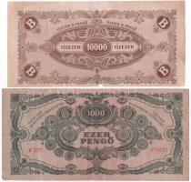 Vegyes: 1945. 1000P + 10.000BP + 1998. 200Ft (5x) "FC", "FD", "FE", &q...