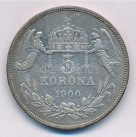 1900KB 5K Ag "Ferenc József" T:2-,3 Adamo K7