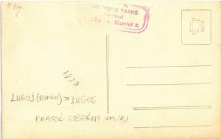 1927 Lugos, Lugoj; leányiskola csoportkép / girl school, group photo. Fot. Sig. Tarkó