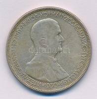 1930. 5P &quot;Horthy jobbra&quot; Ag T:2-,3 Adamo P8