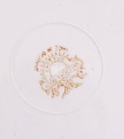 Villeroy & Boch porcelán lapos tányér, máz alatti kék festéssel, jelzett, kis kopásnyomokkal, d:...