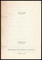 Kazinczy Ferenc: Bibliográfia. Miskolc, 1981, II. Rákóczi Ferenc Megyei Könyvtár és a Herman Ottó Mú...