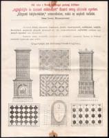 cca 1898 Marosvásárhely, fejléces levél, okmánybélyeggel, viaszpecséttel, hátulján hirdetéssel