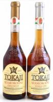2 db Tokaji szamorodni édes és száraz 1993. Tokaj kereskedőház. Bontatlan palack fehérborok, szaksze...