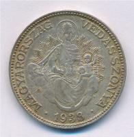 1938. 2P Ag "Madonna" T:2 Adamo P7