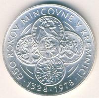 Csehszlovákia 1978. 50K Ag "Körmöcbányai Éremverde" T:1